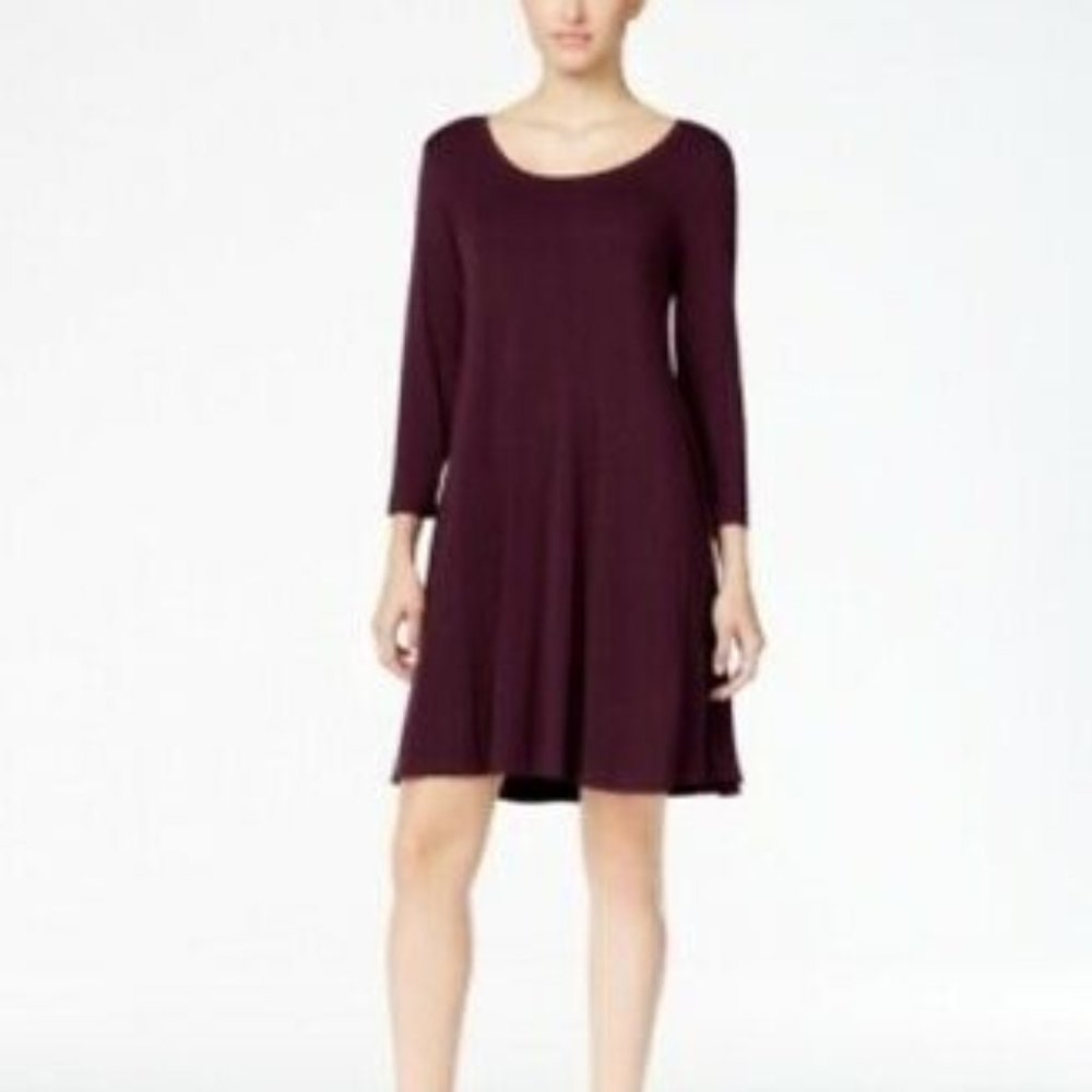 Style & Co Petite Short-Sleeve a-Line Dress
